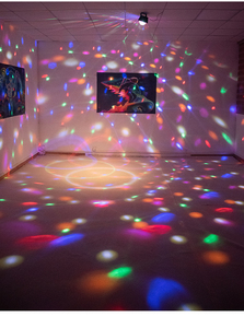 Bola de discoteca, luces de fiesta, estroboscópicas activadas por sonido, iluminación de escenario de DJ para habitación interior, pista de baile al aire libre, fiestas, cumpleaños, Rave, hogar - Product Image 6