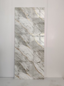 Panel de Pared <span class=keywords><strong>para</strong></span> Ducha de PVC Golden Galaxy Marble de 1/1.2m, Panel Decorativo <span class=keywords><strong>para</strong></span> Baño con Acabado UV Impermeable de la <span class=keywords><strong>Mejor</strong></span> Calidad - Product Image 1