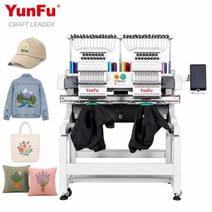 เครื่องปักคอมพิวเตอร์ 2 หัว 12/15 เข็ม ขายตรงจากโรงงาน รองรับการปักหมวก เสื้อยืด ผลิตได้ต่อเนื่อง ใช้งานได้ยาวนาน - Product Image 1
