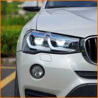 Phares avant de rechange pour BMW X3 F25 2014 2015 2016 2017, style G38 Série 5 2023, avec projecteur LED laser bleu, pour mise à niveau facelift