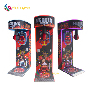 Máquina de Juego Interactiva de Boxeo para Centros de Entretenimiento, con Medición de Fuerza de Golpe, 110V/220V, en Inglés - Product Image 1