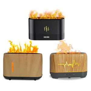 180ML Aroma diffusor Befeuchten Sie die Haut. Befeuchten Sie das Air Office Home Use Electric Flame Oil Diffusor