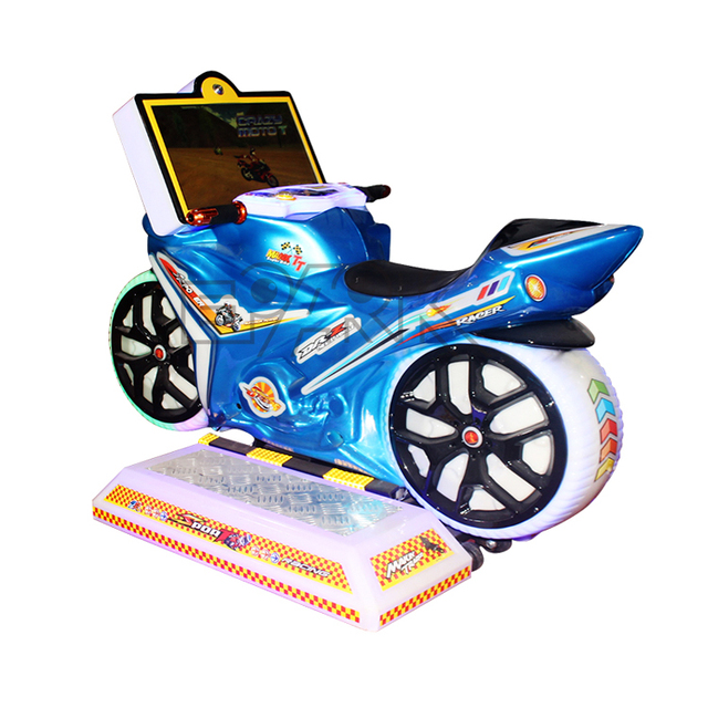 Indoor Coin Operated Video Motorcycle Kids Motorcycle Race Game Machine Activity Games for Sale