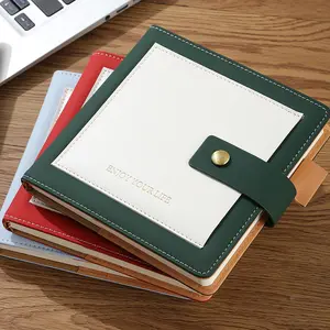 Cute Little Notebook Portable Pocket Notebook Mini Square Notebook Leather Hand Ledger Small Gift Wholesale