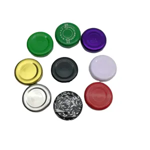 38mm glass jar metal lid bottle cap cover wholesale