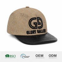 Casquette Snapback 5 Panneaux de Haute Qualité avec Logo Brodé 3D Personnalisé, Patch Latéral et Visière Imprimée pour Hommes OEM