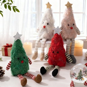 2026 New Arrived Christmas Party Decorations Cute Plush Dolls for Xmas Tree Ornament Christmas Figurine & Toys - Product Image 1