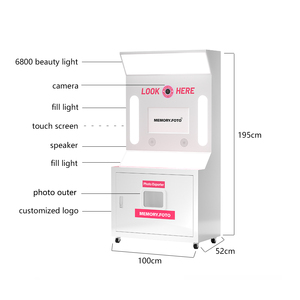 Photomaton à selfie en plusieurs langues Photomaton 4K Dslr Photomaton à écran tactile de 21.5 pouces pour salle de jeux - Product Image 2