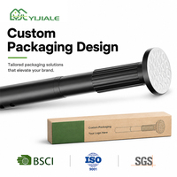 YIJIALE Barre de tension robuste en acier épaissi de 32 mm, réglable de 3,6 à 4,1 m, sans dommage pour les murs, pour salon, 13 ans d'expérience à l'exportation