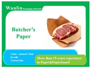 Rouleaux <span class=keywords><strong>de</strong></span> papier <span class=keywords><strong>de</strong></span> <span class=keywords><strong>boucher</strong></span> fumé résistant à l'humidité pour séparer les galettes <span class=keywords><strong>de</strong></span> burger - Product Image 1