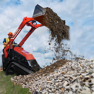 Minicargadora de ruedas Tovisen V1000 con motor diésel Kubota de 25 HP EPA, cargadoras de ruedas con accesorios de alto flujo hidráulico - Product Image 1