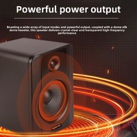 Speaker Monitor Studio Aktif QS-500 Seri 5 Inch Bluetooth 2-Way 70W untuk Rekaman, Studio Rumah, dan Pemantauan Audio Desktop