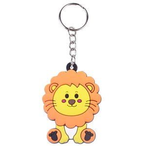 Diverse Animal Shapes PVC <b>Key</b> Chains Personal Custom 3D Logo Durable Eco-Friendly UV Printing Party Favor Souvenir Rubber - Product Image 5