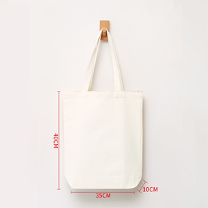 Tùy chỉnh trống Túi vải khuyến mại giá rẻ trống bông chất lượng cao <span class=keywords><strong>Canvas</strong></span> <span class=keywords><strong>Tote</strong></span> Túi - Product Image 4