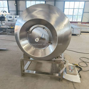 Máquina batidora de carne al vacío de alta eficiencia, máquina batidora de carne, máquina enrolladora y amasadora de carne al vacío - Product Image 4