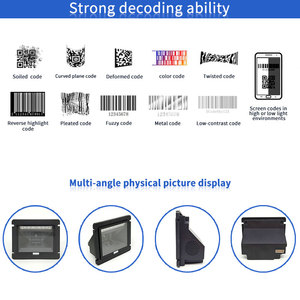 Emt61 omnidirecional Máy Quét Mã Vạch destkop 1D 2D nhúng <span class=keywords><strong>QR</strong></span> đọc mã quét nền tảng cửa sổ lớn - Product Image 4
