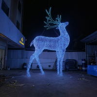 Grand motif lumineux flottant étanche pour les fêtes, arbre commercial détachable pour la décoration en bordure de mer