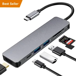 공장 공급 고속 5Gbps Muliti 포트 6/7/8 선택 1 usb c 허브 컨버터 노트북 도킹 스테이션 usb c 허브 어댑터