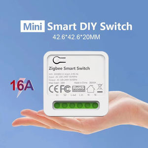 Interruptor Inteligente Zigbee Tuya ZB-TDQ-16A para el Hogar, Control por Voz con Alexa, Control Remoto de 16A, Interruptor Inteligente con Control Remoto por Aplicación - Product Image 2