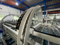 Ligne de Production de portes en bois Hongrui avec convoyeur avec direction à 180 degrés