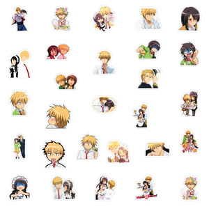 Autocollant de <span class=keywords><strong>manga</strong></span> de femme de ménage Sama pour carnet de notes, voiture, ordinateur portable, bagage, enfants, Anime, 50 pièces - Product Image 3