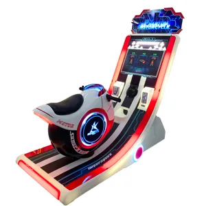 Pretpark Kiddie Ritten Levert Munt Aangedreven Auto Game Machine Video Arcade Game Machine