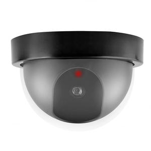 01CCTV Creative Black Plastic Dome <b>CCTV</b> Dummy <b>Camera</b> Flashing Led <b>Camera</b> Power Via AA Battery <b>Security</b> System - Product Image 4