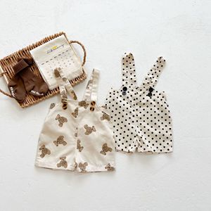 Conjunto de Ropa de Verano 2022 con Estampado de Oso para Bebé, Traje de Manga Corta, Overol Infantil, Camiseta de Dibujos Animados para Bebé, Traje para Niña - Product Image 3