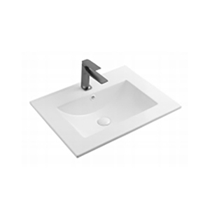 Lavabo européen en céramique rectangulaire de salle de bains de bord mince de Cabinet de lavabo pour des meubles de vanité - Product Image 1