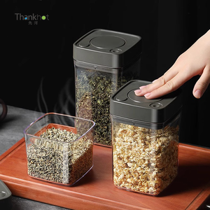 Vacare Conteneur hermétique sans BPA pour le stockage des aliments Boîtes d'organisation du garde-manger de cuisine Conteneur POP à bonnes poignées pour le thé en vrac - Product Image 6