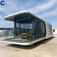 Capsule spatiale mobile de parc extérieur, maison préfabriquée, cabine moderne, maisons préfabriquées pour site de camping en plein air, maisons préfabriquées