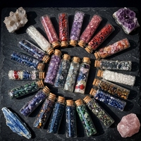 Lot de Pierres Roulées Naturelles de Quartz Rose et Citrine pour la Guérison, Éclats de Cristal pour la Décoration Intérieure, Coffret Cadeau Feng Shui