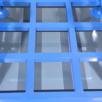 Étagère de stockage de pneus empilable robuste, support à pneus en acier commercial réglable pour garage, entrepôt, atelier