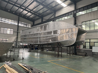 Bateau de pêche à catamaran de luxe de conception nouvelle et très populaire, yacht en aluminium à vendre