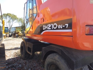 Excavadora Doosan usada 210W-7 Excavadora de ruedas 210W-7/150LC-7 en buenas condiciones - Product Image 5