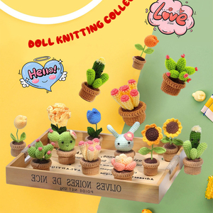Kit <span class=keywords><strong>de</strong></span> Material para Tejer a Crochet <span class=keywords><strong>de</strong></span> la Serie Plantas, en Oferta - Product Image 4