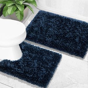 Tapis de sol de douche personnalisé, tapis de salle de bain antidérapant en microfibre absorbante, tapis de bain en chenille pour hammam - Product Image 2