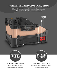 Máquina de Empalme de Líneas Troncales de 9 Fibras con 6 Motores, Soldadura Núcleo a Núcleo, con Equipos OPM y VFL - Product Image 4
