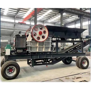 중국 제조업체의 이동식 쇄석 플랜트, 이동식 죠 크러셔와 컨베이어를 갖춘 석재 생산 라인 - Product Image 2