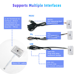 XT206M2 5V TTL Декодер штрих-кодов 1D 2D, встроенный сканер штрих-кодов - Product Image 4