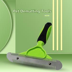 Tappetini per <span class=keywords><strong>Toelettatura</strong></span> Animali Domestici, Spazzola per Rimuovere Peli e Sottopelo per Cani e Cavalli - Product Image 1