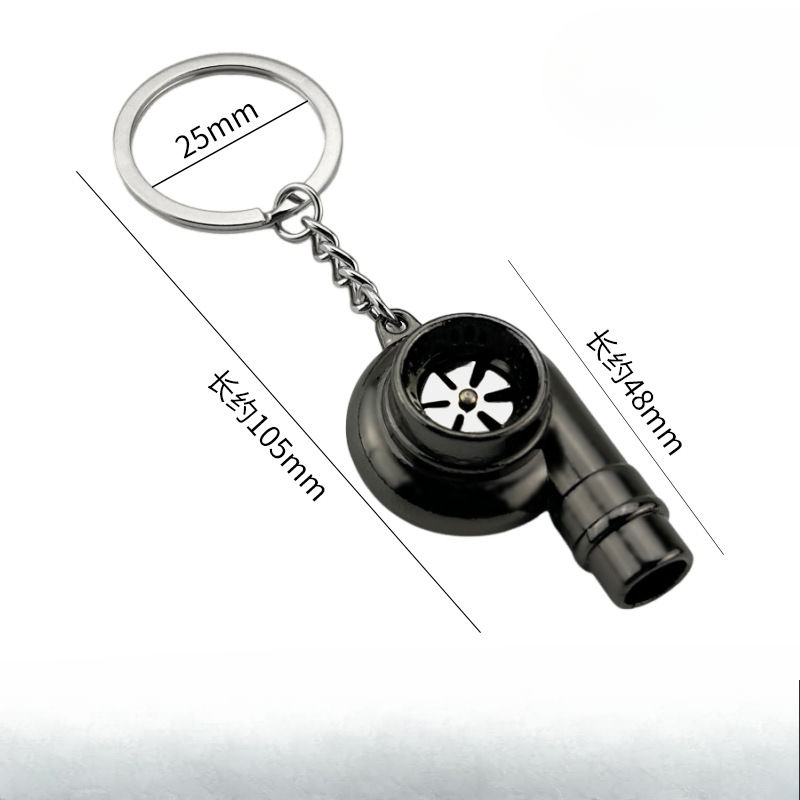 Big Turbo Keychain Black