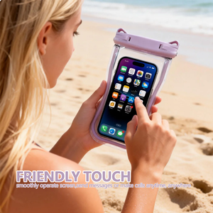 נרתיק טלפון נייד עמיד למים <span class=keywords><strong>TPU</strong></span> זוהר בעיצוב חדש עם לוגו בהתאמה אישית, עמידות למים בתקן IPX8 - Product Image 4