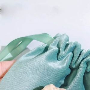 Wholesale Customized Velvet <b>Drawstring</b> <b>Pouches</b> Luxury Which Color Jewelry Velvet Gift Bag Soft Velvet Skin Care <b>Pouch</b> - Product Image 3