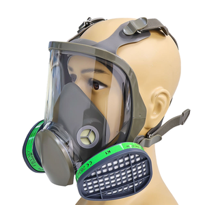 <span class=keywords><strong>Masque</strong></span> respiratoire facial complet réutilisable KN95 à <span class=keywords><strong>3</strong></span> couches avec valve d'expiration, ajustement confortable pour peintre - Product Image 5