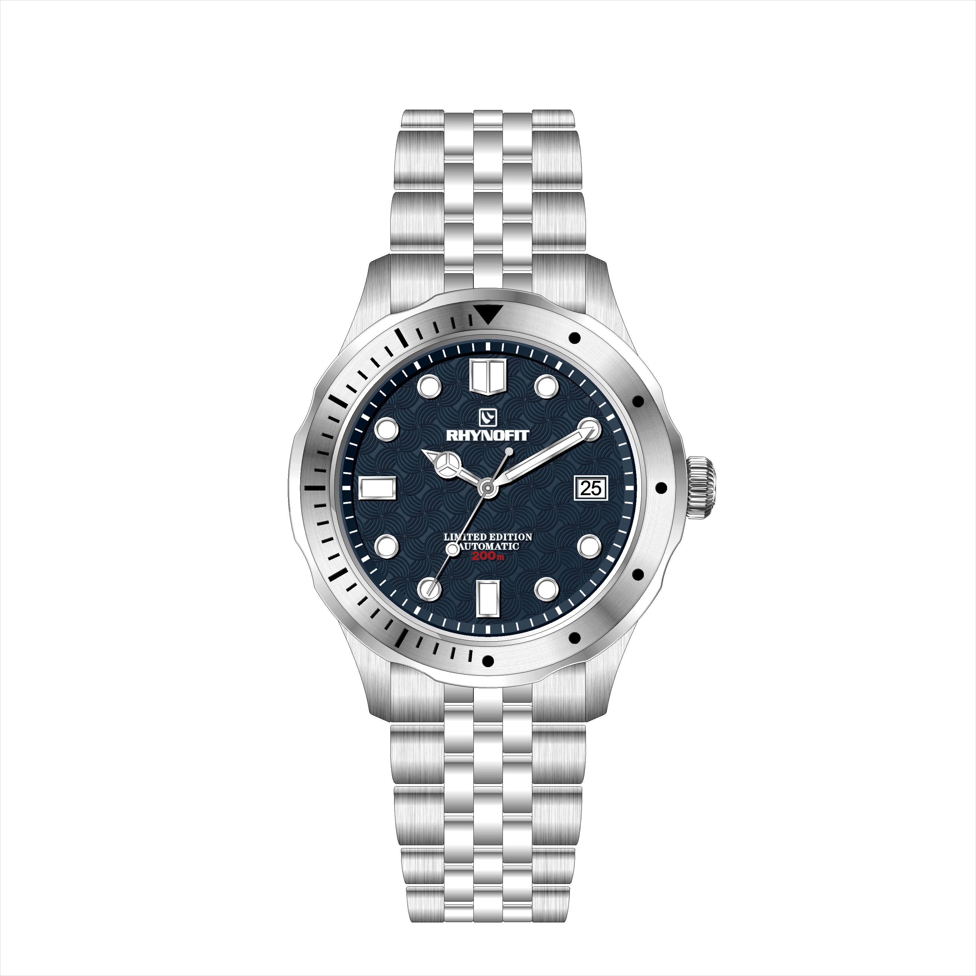 สีเงินและสีน้ำเงิน