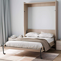 Modernes Design Großhandel Vollgröße Robuste Vertikale Konstruktion Queen Murphy Wandbett