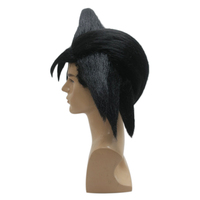 Nouveautés en gros : Perruques synthétiques de cosplay d'Halloween, longueur 13 pouces, haute densité (120%-150%), couleurs personnalisables, perruque de costume