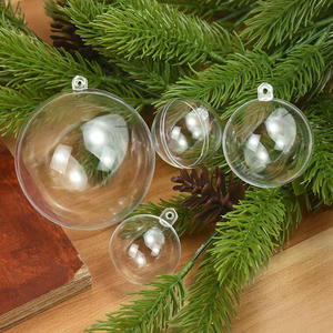 Adorno Navideño Transparente <span class=keywords><strong>de</strong></span> Plástico <span class=keywords><strong>de</strong></span> Alta Calidad <span class=keywords><strong>para</strong></span> Rellenar, Bola Decorativa <span class=keywords><strong>para</strong></span> Colgar en el Árbol <span class=keywords><strong>de</strong></span> Navidad, <span class=keywords><strong>para</strong></span> el Hogar, Bodas y Fiestas - Product Image 4