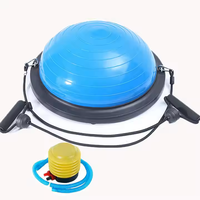 Ballon de fitness gonflable en PVC durable anti-éclatement pour l'entraînement de la stabilité centrale et de l'équilibre, outil d'exercice Pilates et Yoga